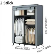 🔥Last Day Sale 49%🔥Easy-to-assemble wardrobe made of non-woven fabric - Image 5