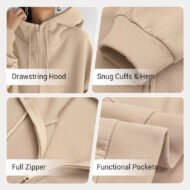 💥Limited Time Special Offer 50% off🔥Women's Autumn/Winter Zipper Hooded Sweater - Image 8
