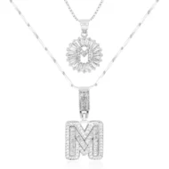 🎁New Year Sale 50% OFF💖2 Pack - Initial Letter Pendant Necklaces - Image 45