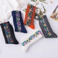 🔥Hot Sale 50% OFF🔥Vintage Embroidered Floral Socks - Image 8