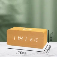 LED Digital Alarm Clock with Wireless Charging Station - Image 12