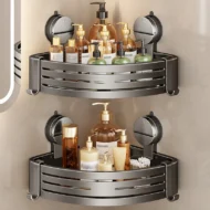 ⏳Limited-time 50% off⏰Wall Mounted Bathroom Organizer with Suction Cup - Image 13