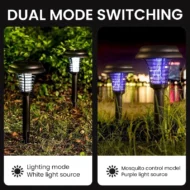 ☀️Solar Mosquito Zapper Light ✨– Outdoor Garden Stake Lamp, UV Insect Killer & Solar Pathway Light🦟🚫 - Image 8