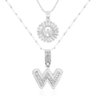 🎁New Year Sale 50% OFF💖2 Pack - Initial Letter Pendant Necklaces - Image 35