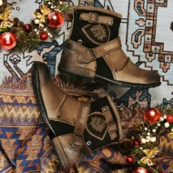 Best Gift - Men's Western Cowboy Style Leather Boots - Image 9