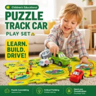 🎁Hot Sale 49% Off🔥Children's Educational Puzzle Track Car Play Set🚗 - Image 18