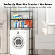 No-Drill Bathroom & Laundry Organizer Shelf - Image 4