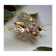 3D Metal Bee Puzzle Assembly Model Kit - Image 12