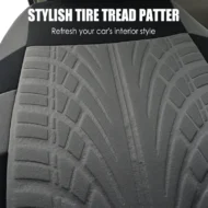 Car Seat Cover Set with Tire Tread Pattern - Image 15