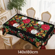 🏆Limited Time 60% Off! 💥Mexican Floral Tablecloth with Scalloped Edge - Image 10