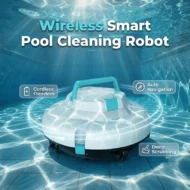 🤖New arrival 50% OFF!🌊Pool Cleaning Robot | Cordless · Powerful Suction · Smart Navigation · One-Touch Start · Easy-to-Remove Filter Basket🏖️