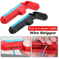 Wire Stripper with Curved Handle