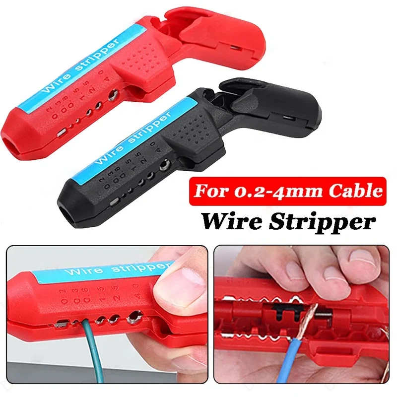 Wire Stripper with Curved Handle