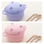 🔥While Supplies Last 40% OFF!🎉 1300ml Instant Noodle Bowl Set with Lid & Cutlery - Image 14