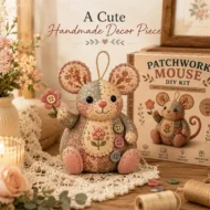 🎁Hot sale🧵Handcrafted Vintage Mouse Plush Sewing Kit - Image 2