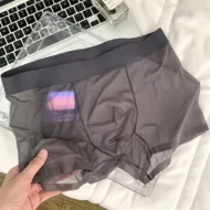 Men’s Transparent Ice Silk Boxer Briefs - Image 13
