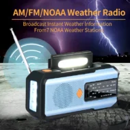 Solar Hand-Crank Emergency Weather Radio - Image 2