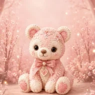 🎀50% OFF🎁Pink Enchanted Forest DIY Felt Patchwork Kit - Image 22