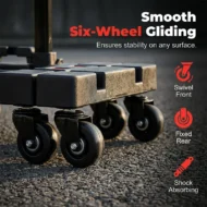 🔥HOT SALE 50% OFF🔥Heavy Duty Foldable Six-Wheel Hand Truck - Image 3