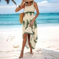 Women’s Summer Print Sleeveless Flowy Long Dress - Image 12