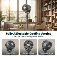 Remote Control Air Circulator Pedestal Fan - Image 6