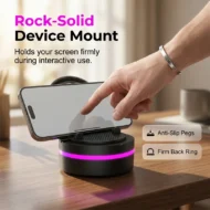 Portable Bluetooth Speaker with RGB Lights & Phone Stand - Image 6