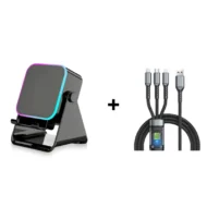 🔥Last day of the limited-time 50% off sale!🔥5-in-1 Wireless Induction Bluetooth Speaker with Adjustable Phone Stand - Image 12