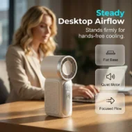🌬️ LIMITED-TIME 50% OFF! ✨ Turbo Handheld Fan – LED Display, 6 Speeds, 3000mAh 🔋