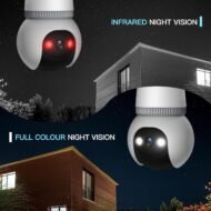 🔥All-New Upgrade✨4MP Light Bulb Security Camera 5G&2.4GHz Wireless Outdoor Indoor Camera with Night Vision - Image 6