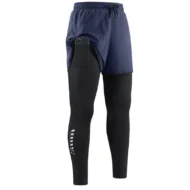 Men's 2-in-1 Running Tights with Shorts - Image 10