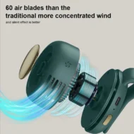 🥳2026 HOT SALE🥳💞50K+ SOLD!💨 50% OFF! Whirlwind Clip Waist Neck Fan – 2-in-1: clip on waist or wear as necklace. Long 23hr runtime, quiet & powerful (5100rpm). Stay cool hands-free! 🌀🌿 - Image 7