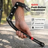 Universal Adjustable Aluminum Alloy Bicycle Side Kickstand - Image 8
