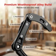 Universal Adjustable Aluminum Alloy Bicycle Side Kickstand - Image 7