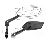 360° Rotatable Adjustable Bicycle Rearview Mirror - Image 8