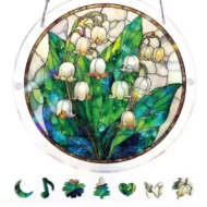 Acrylic Sunset & Sea Jigsaw Puzzle Window Hanging - Image 22