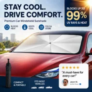 🥳SUMMER HOT SALE💞Car Sun Shade Umbrella – Keep Your Car Cool This Summer - Image 10