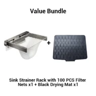 Foldable Sink Strainer Rack with Filter Nets - Image 11