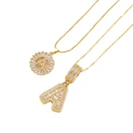 💍 2 Pack✨ Initial Letter Pendant Necklaces-Best Gift for your friends💝 - Image 22