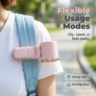 Portable Clip-On Fan with LED Display - Image 4