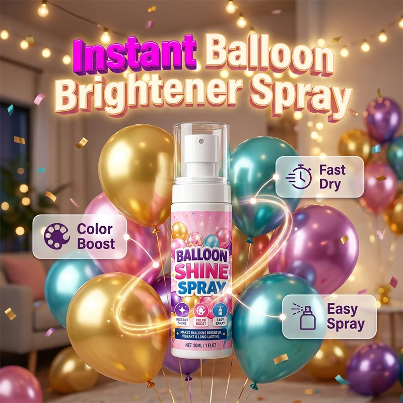 Balloon Shine Spray Long Lasting Brightener