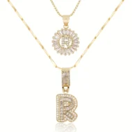 🎁New Year Sale 50% OFF💖2 Pack - Initial Letter Pendant Necklaces - Image 56
