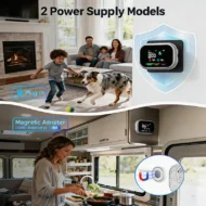 Portable Multi-Gas Alarm with LCD Display & Battery Backup - Image 4
