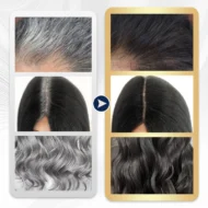 Plant-Based Hair Coloring Cream - Mild Formula Long Lasting - Image 2