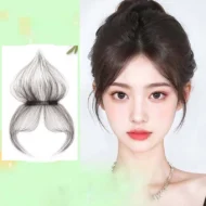 Lightweight Clip-on Extensions Invisible Topper Wig - Image 8