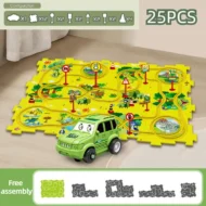 🎁Hot Sale 49% Off🔥Children's Educational Puzzle Track Car Play Set🚗 - Image 16