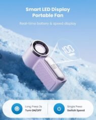🌬️ LIMITED-TIME 50% OFF! ✨ Turbo Handheld Fan – LED Display, 6 Speeds, 3000mAh 🔋 - Image 6