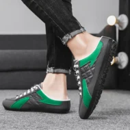 Men’s Breathable Mesh Slip-On Half Slippers-50%OFF - Image 3