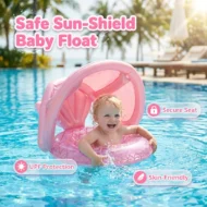 Baby Swimming Float with Sun Canopy