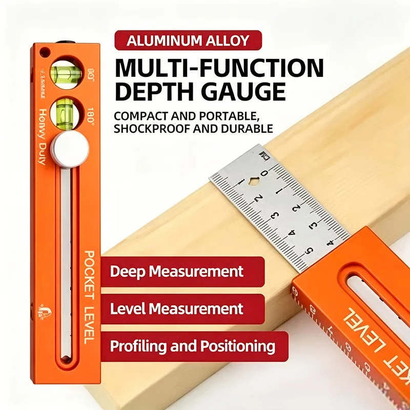 📏Multifunctional Marking Level Ruler
