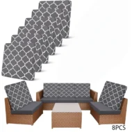 🛋️ LIMITED-TIME 50% OFF! ✨ Patio Sofa Cushion Cover – Stretch, Water-Resistant ✨ - Image 25